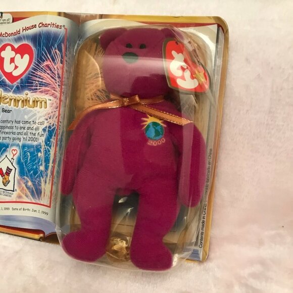Collectible TY Millennium The Bear McDonald's Original Packaging McDonalds - Picture 4 of 12